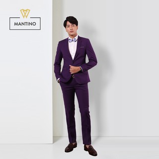 Bộ Vest Nam Cao Cấp Màu Tím AV307 - MANTINO