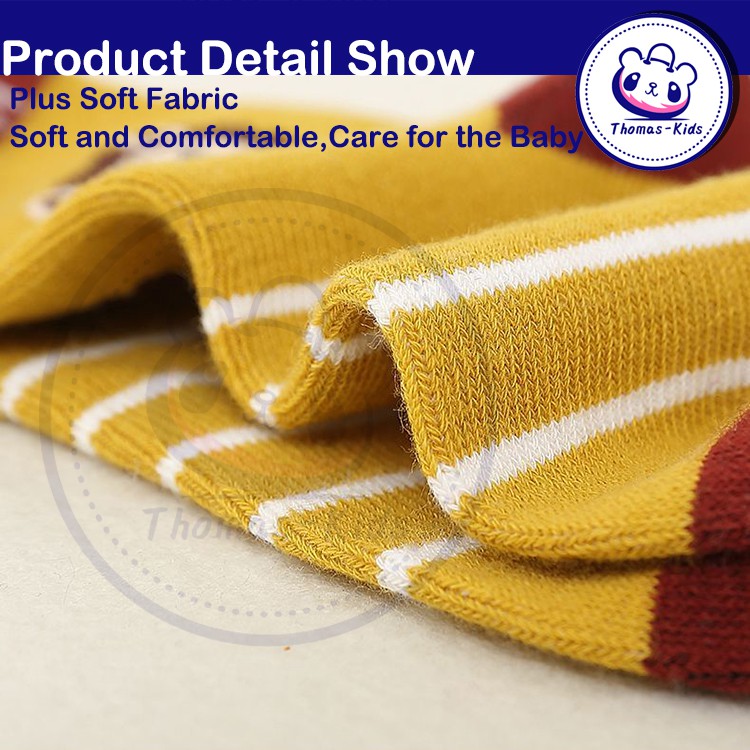 Set 5 Đôi Vớ Cotton Thấm Hút Mồ Hôi In Họa Tiết Hoạt Hình Dễ Thương Cho Bé 1-12 Tuổi