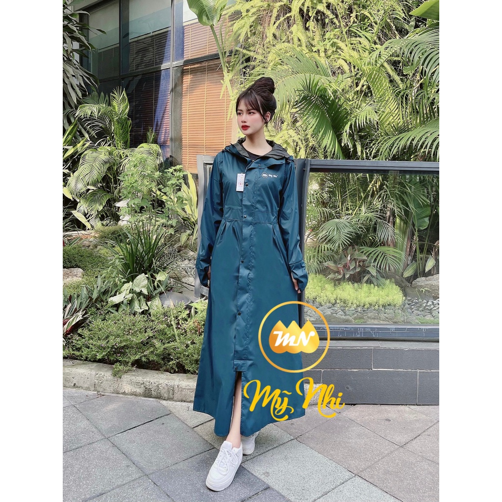 Bộ áo mưa măng tô 2 lớp chống thấm chống gió lạnh mưa phùn thời trang nam nữ cao cấp - ao mua mangto