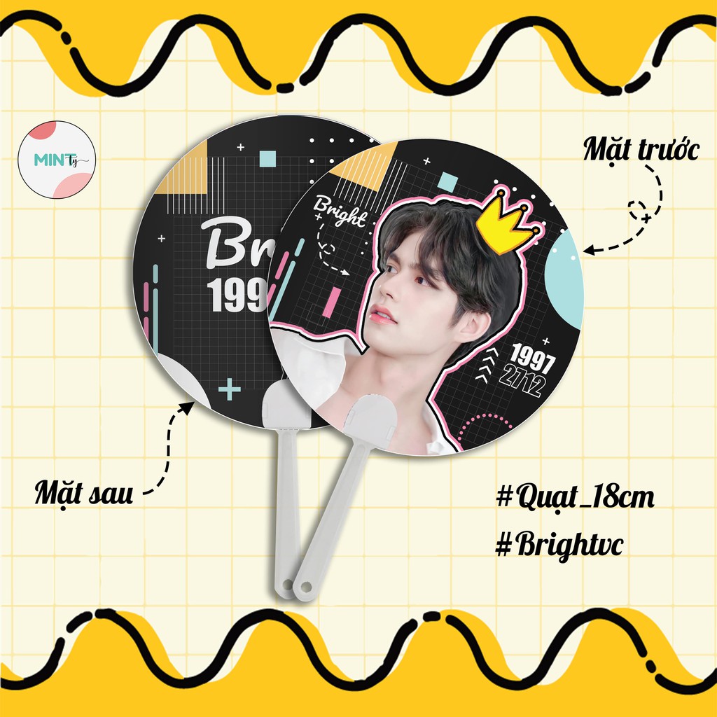 Quạt tròn BrightWin 18cm
