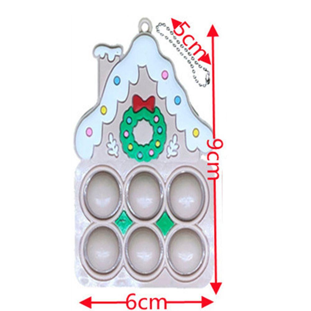 Móc Khóa Hình Ông Già Noel / Người Tuyết Giúp Giảm Căng Thẳng