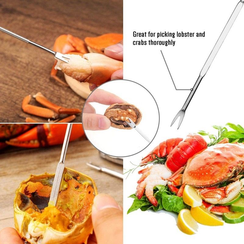 Dụng cụ ăn hải sản, ốc bằng thép không gỉ