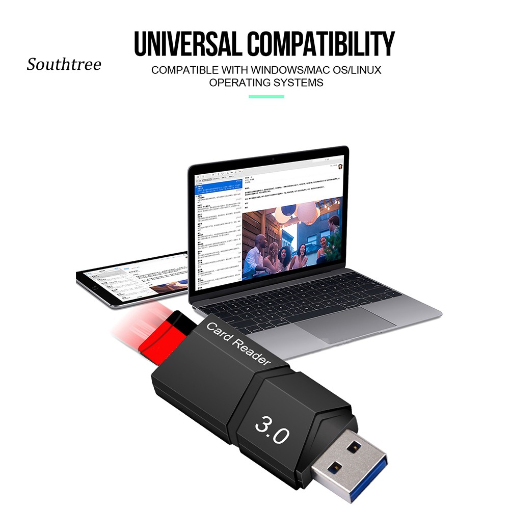 Đầu đọc thẻ nhớ USB 3.0 tốc độ cao dành cho PC/Laptop