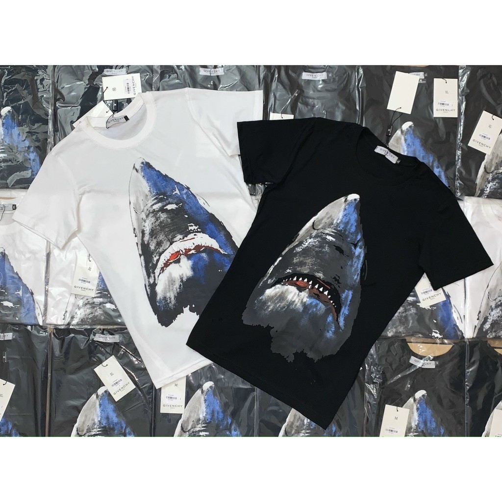 Áo Phông Nam - Áo Thun Nam Tay Ngắn In Hình Cá Mập Mẫu Mới Hè 2021 - AC34 - Xuongmaytrungkien | BigBuy360 - bigbuy360.vn