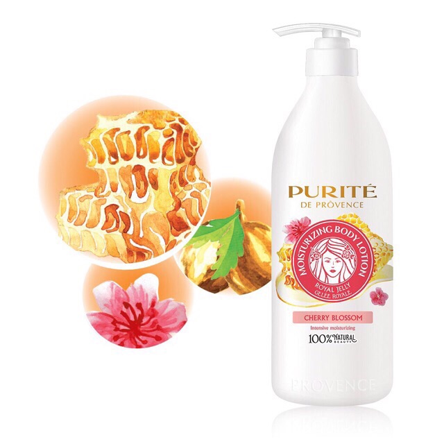 Sữa dưỡng thể Purite hương hoa anh đào 250ml