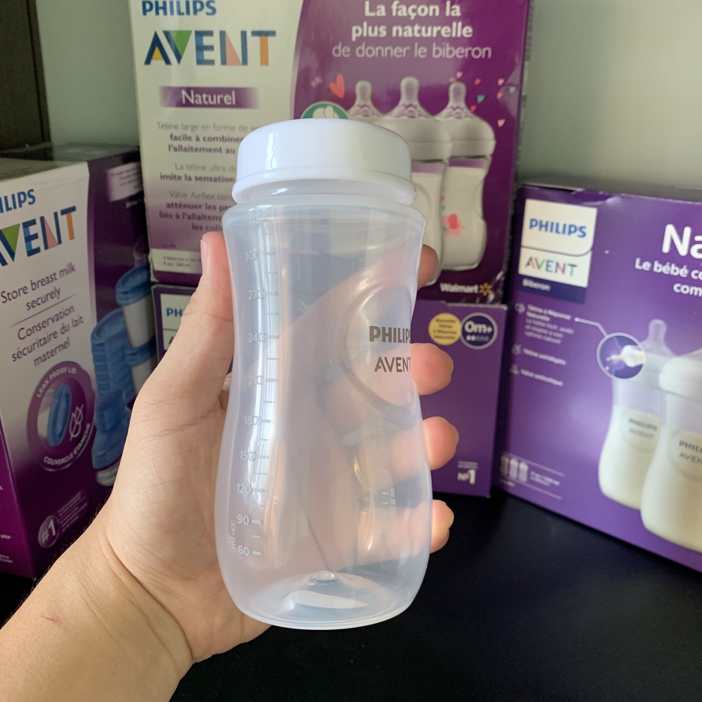 Nắp đậy bình sữa Avent Natural cổ rộng, nắp vặn chắc chắn để cất trữ sữa
