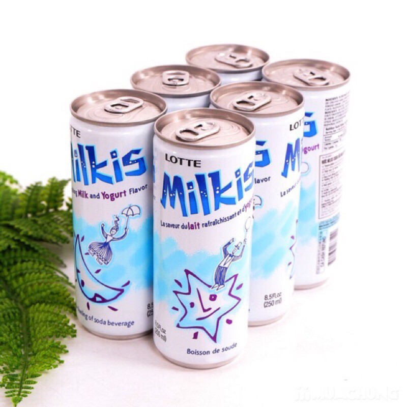 Soda sữa Milkis Hàn Quốc lốc 6 lon