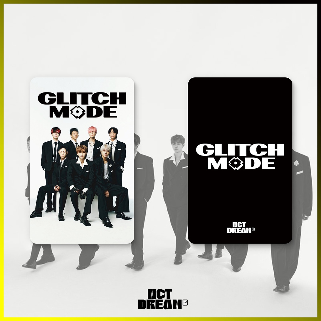 NCT DREAM Album Glitch Mode Photocard Official Card