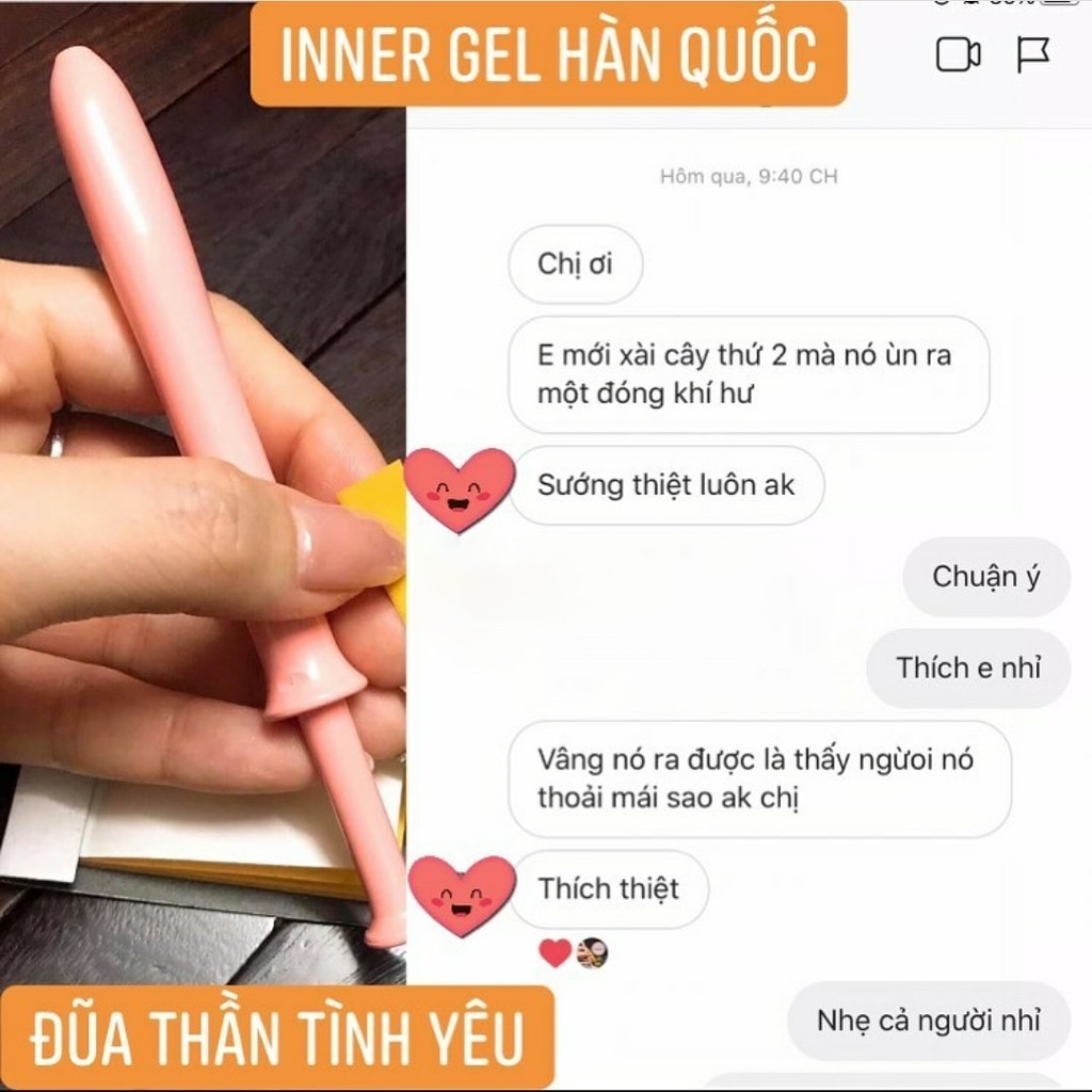 Đũa Thần Inner Gel 💖CHÍNH HÃNG💖 Gel Phụ Khoa Inner Hàn Quốc Se Khít Vùng Kín Sạch Thơm Làm Hồng Cô Bé