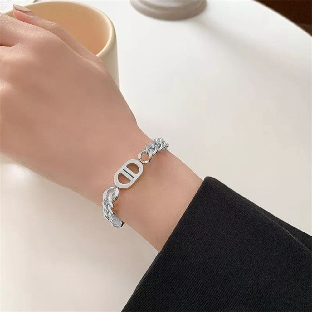Vòng cổ / vòng tay họa tiết chữ DD thời trang Hàn Quốc sành điệu cho nữ
