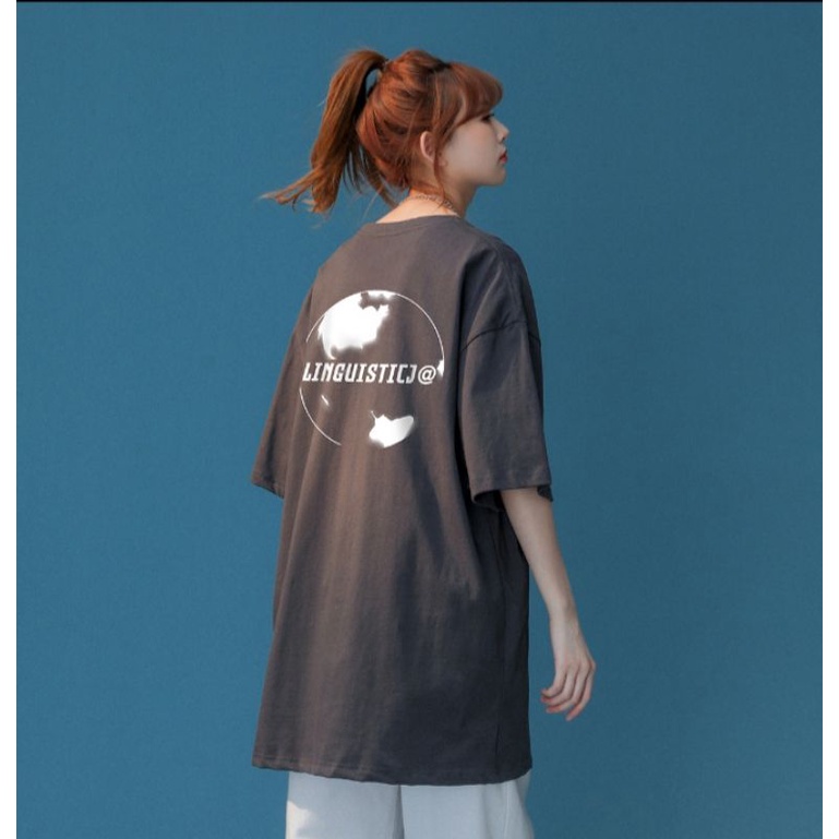 Áo thun tay lỡ nam nữ, áo phông unisex form rộng chất cotton mát mịn thấm hút mồ hôi in hình TIM CHỮ