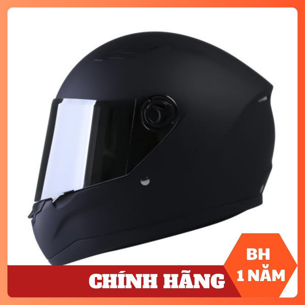 Nón bảo hiểm  Fullface Royal M136 đen trơn