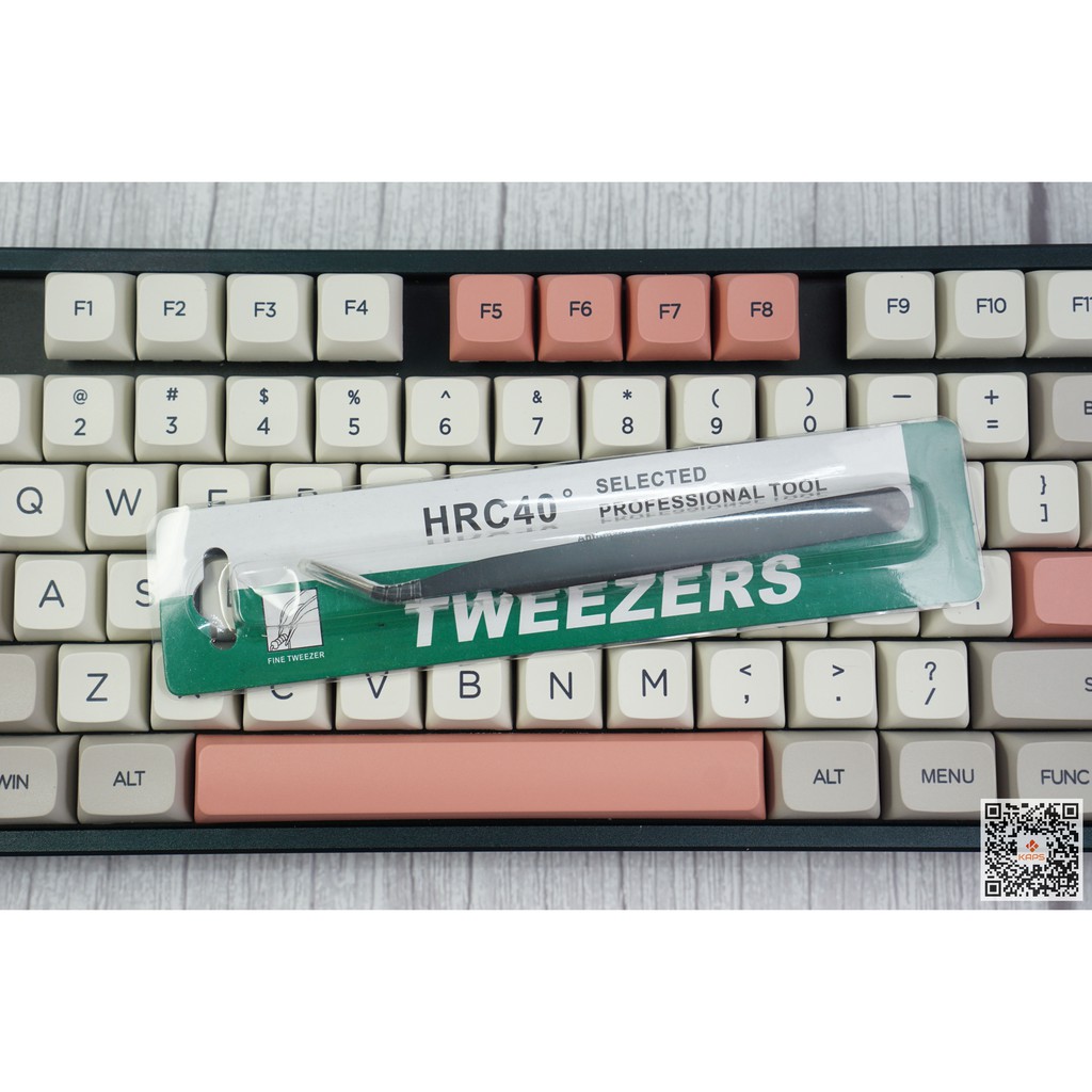 Nhíp gắp đa năng bằng thép không gỉ, sơn chống tĩnh điện - Dùng cho Mod/Lube switch, bàn phím cơ - Linh kiện điện tử nhỏ