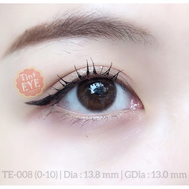 [Tặng Combo 175k] Kính Áp Tròng Tinteye Lens Nâu trầm siêu tự nhiên TE - 008