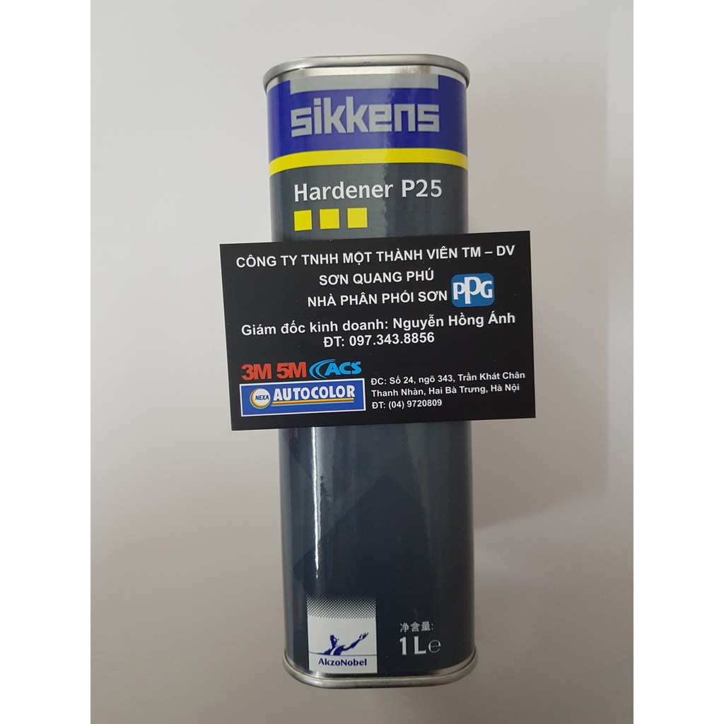1 Lít Đóng rắn Sikkens, chất đông cứng cho dầu bóng, sơn 2K, sơn lót 2K Các loại P25 SONQUANGPHU422