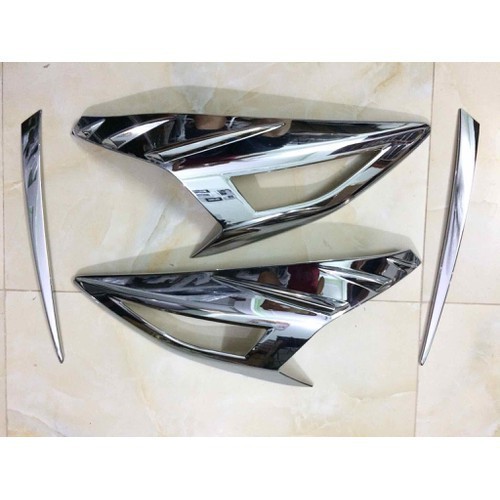 (Chỉ giao HN)Ốp viền đèn pha hậu mạ crom Elantra 2019-2020