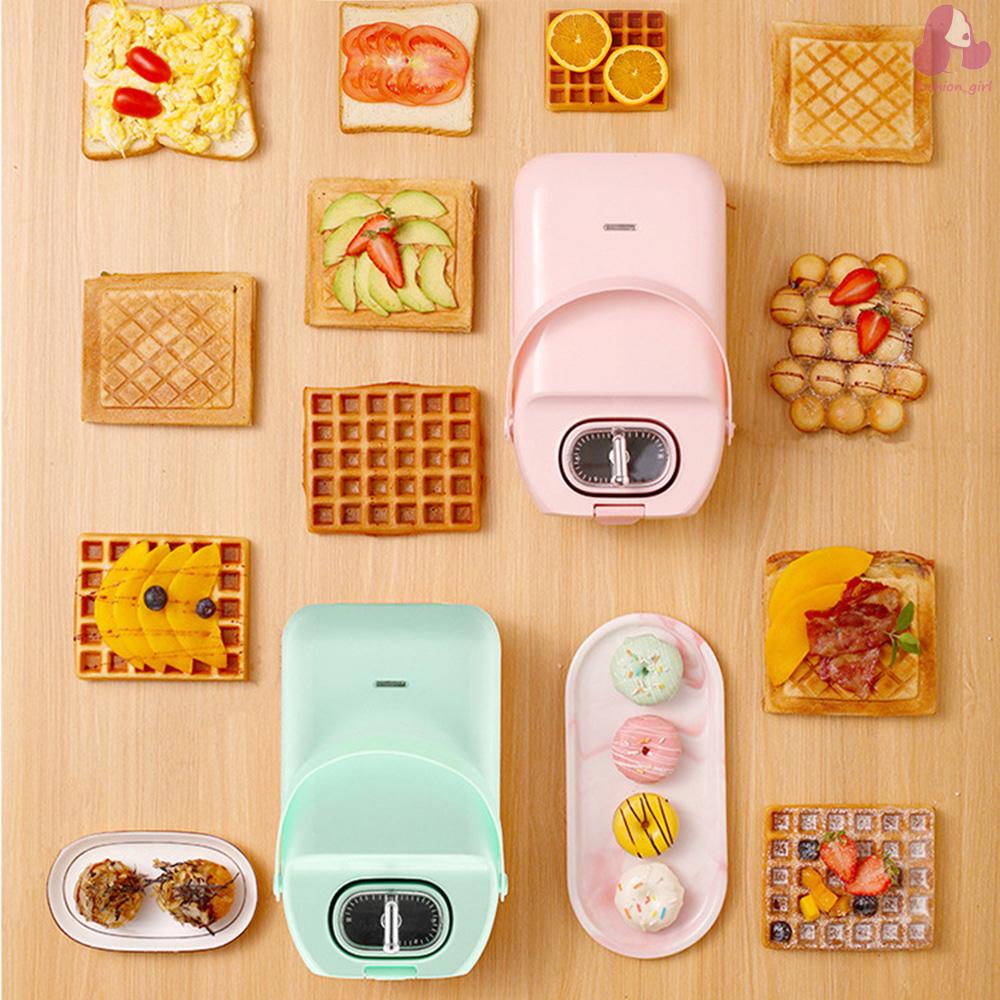 Đĩa Nướng Bánh Waffle 14x14cm Loại B Màu Đen Loại3003