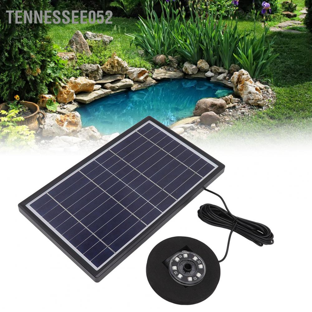 Hàng HOT Máy Bơm Đài Phun Nước Năng Lượng Mặt Trời 10V 10W với đèn LED đầy màu sắc Nước nổi ngoài trời  Dành Cho Hồ Nước Sân Vườn【Tennessee052】