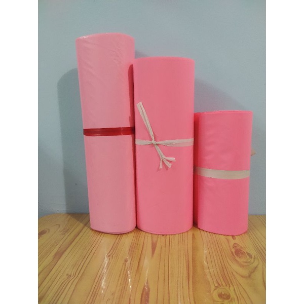 1 kg Túi gói hàng niêm phong màu hồng cao cấp