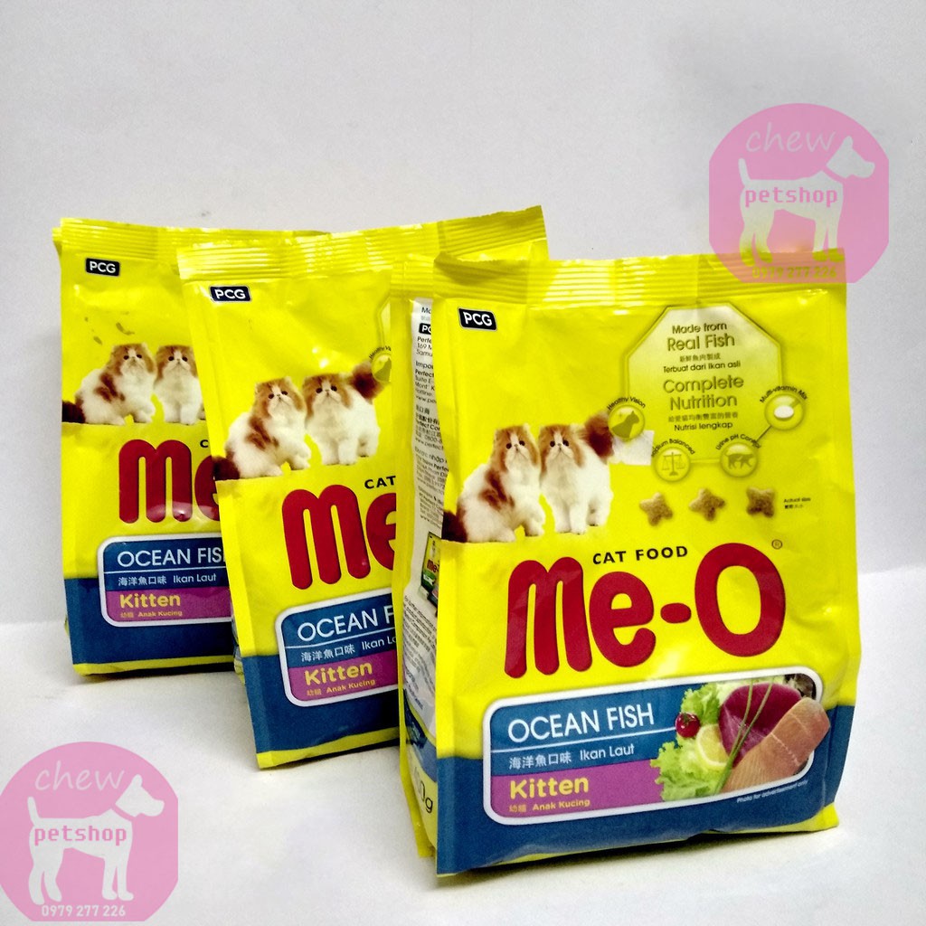 [ Thức Ăn ] Cho Mèo Con MeO Kitten Ocean Fish 400g -Phụ kiện chó mèo Chew petshop