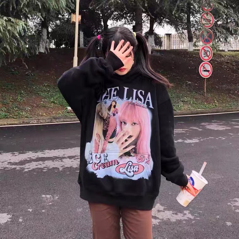 <M-2XL> ÁO HOODIE HÌNH LISA BLACKPINK SIÊU XINH - ORDER 10 NGÀY | BigBuy360 - bigbuy360.vn