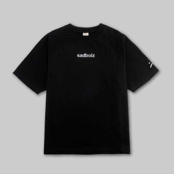 Áo thun Sadboiz hottrend in mặt buồn , Áo phông Unisex tay lỡ form rộng chất liệu cotton