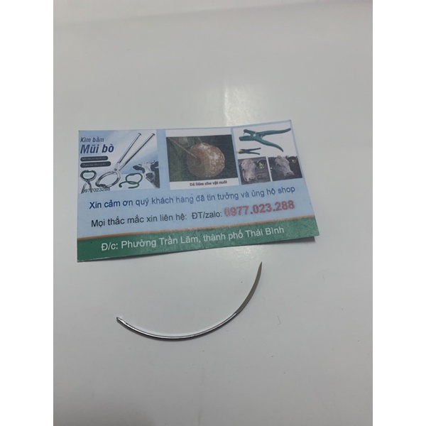 Kim cong khâu da dùng trong thú y