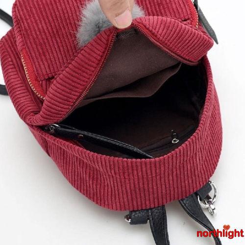 Balo mini vải nhung cho nữ
