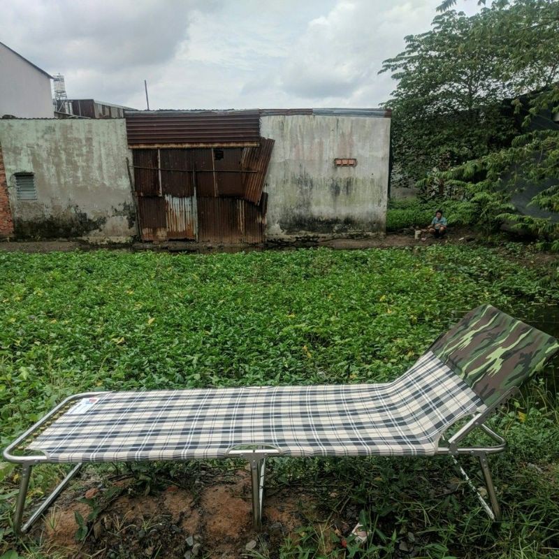 (Chất lượng)Giường xếp BÔNG MAI ( since 1984), kt:  80*200 ( Inox cao cấp)- dày nặng 8kg