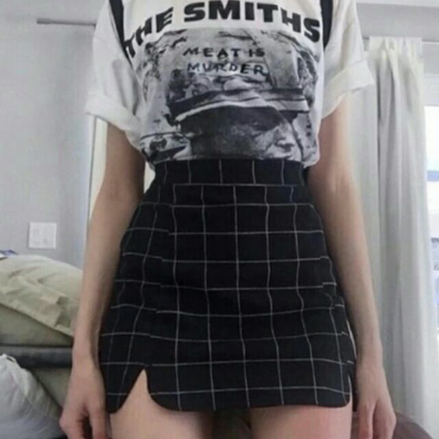 Chân váy caro ulzzang
