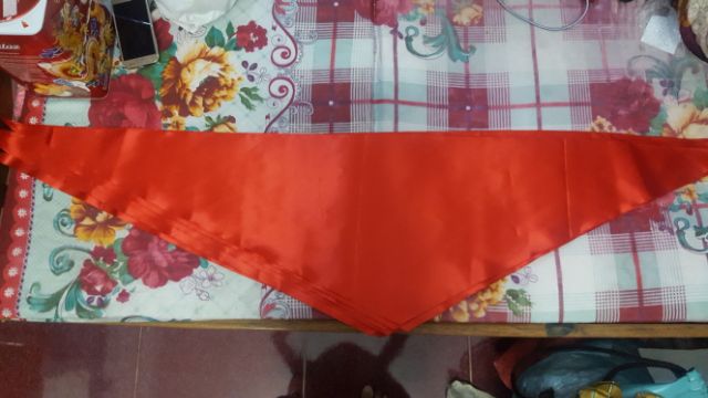 Khăn quàng Tổng phụ trách vải phi bóng