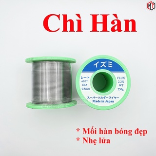 Chì hàn nguyên cuộn 250g 500g 800g - loại 1 - mối hàn bóng