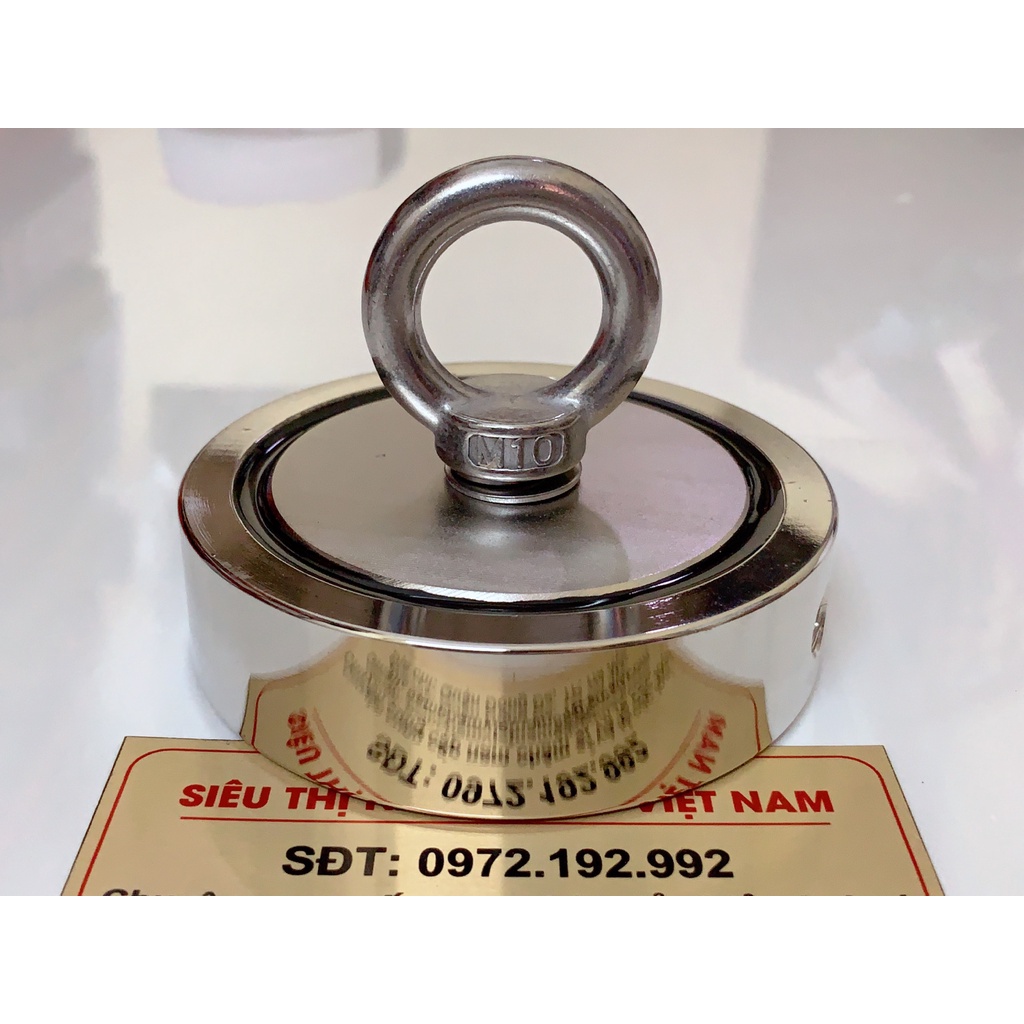 Nam châm cứu hộ kích thước D94x28MM, nam châm hút siêu mạnh lên đến 600kg