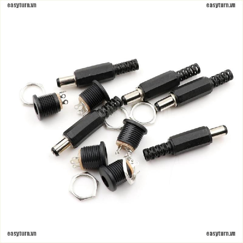 Set 10 đầu nối ổ cắm nguồn Dc 5.5mm x 2.1mm