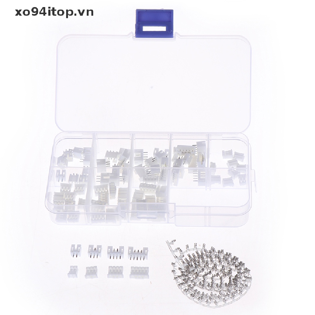 Set 230 Đầu Nối Dây Điện PH2.0 2p 3p 4 pin 2.0mm