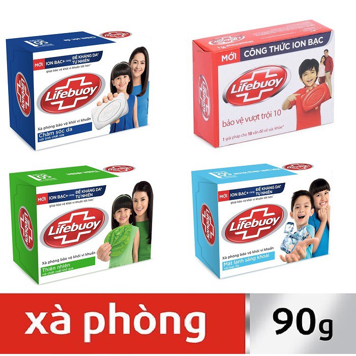 Xà phòng diệt khuẩn Lifebuoy 90g