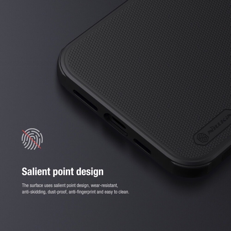 Nillkin Super Forested Shield Pro Matte IPhone 15 Pro Max , 15 Pro , 14 Pro Max ,13 Pro Max nhám chống sốc , chống vân