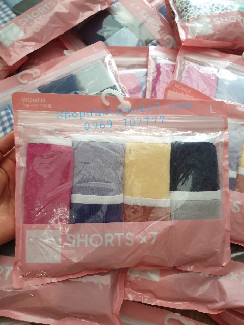 Set 6 quần chip GU Nhật Bản - Chính hãng