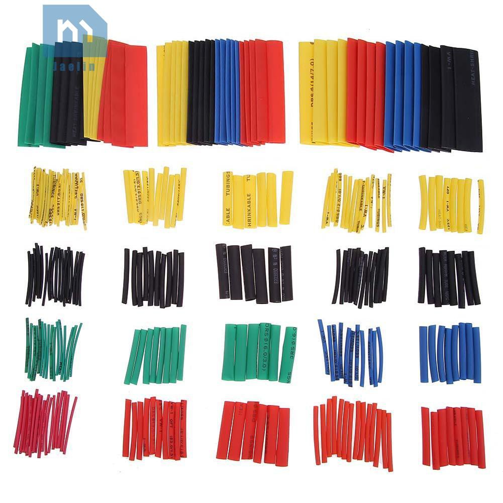 Bộ 328 ống co nhiệt cách điện 5 màu 8 kích thước 2:1