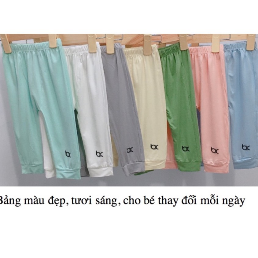 Quần Dài Mặc Tã Cho Bé Chất Cotton Cao Cấp Vải Thun Lạnh Bexiu 8-19kg