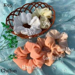 💓 Dây cột tóc mẫu #Scrunchies vải Chiffon