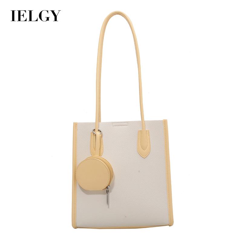 IELGY Túi Đeo Vai Màu Sắc Tương Phản Phong Cách Hàn Quốc Cho Nữ