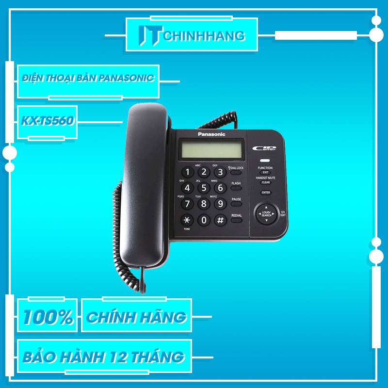 Điện thoại bàn Panasonic KX-TS560 - Hàng Chính Hãng