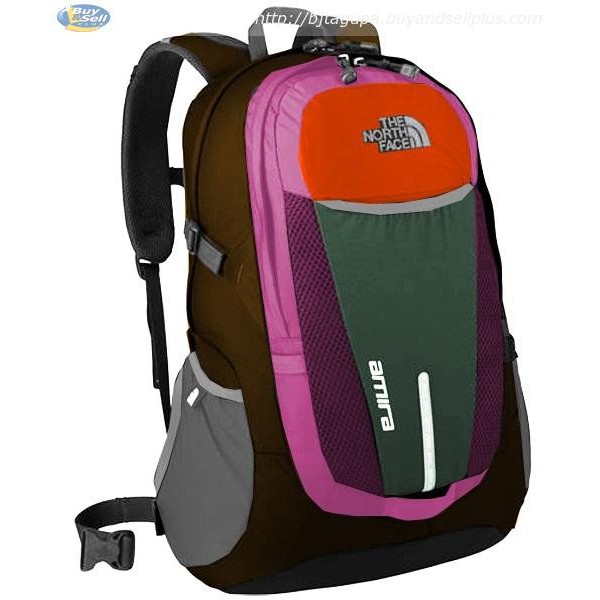 Balo Laptop The North Face Amira chính hãng màu hồng xám cam