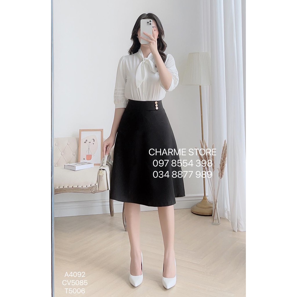 Chân váy công sở Charme dáng A 5085 | BigBuy360 - bigbuy360.vn