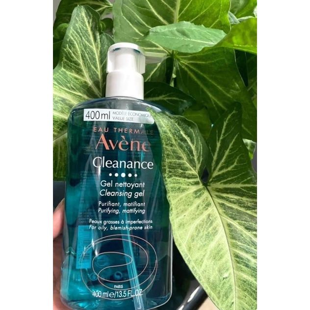 Sữa rửa mặt Avene Cleanance Cleansing Gel 400ml cho da nhờn mụn nhạy cảm