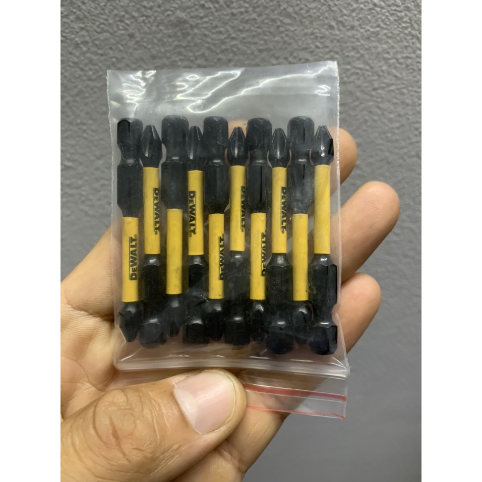 ( Khuyến mãi ) Túi 10 mũi vít Dewalt PH2 dài 58mm chính hãng có từ