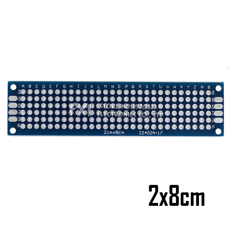 1 Bảng Mạch PCB Hai Mặt 2x8cm 3x7cm 4x6cm 5x7cm 7x9cm 4 * 6cm