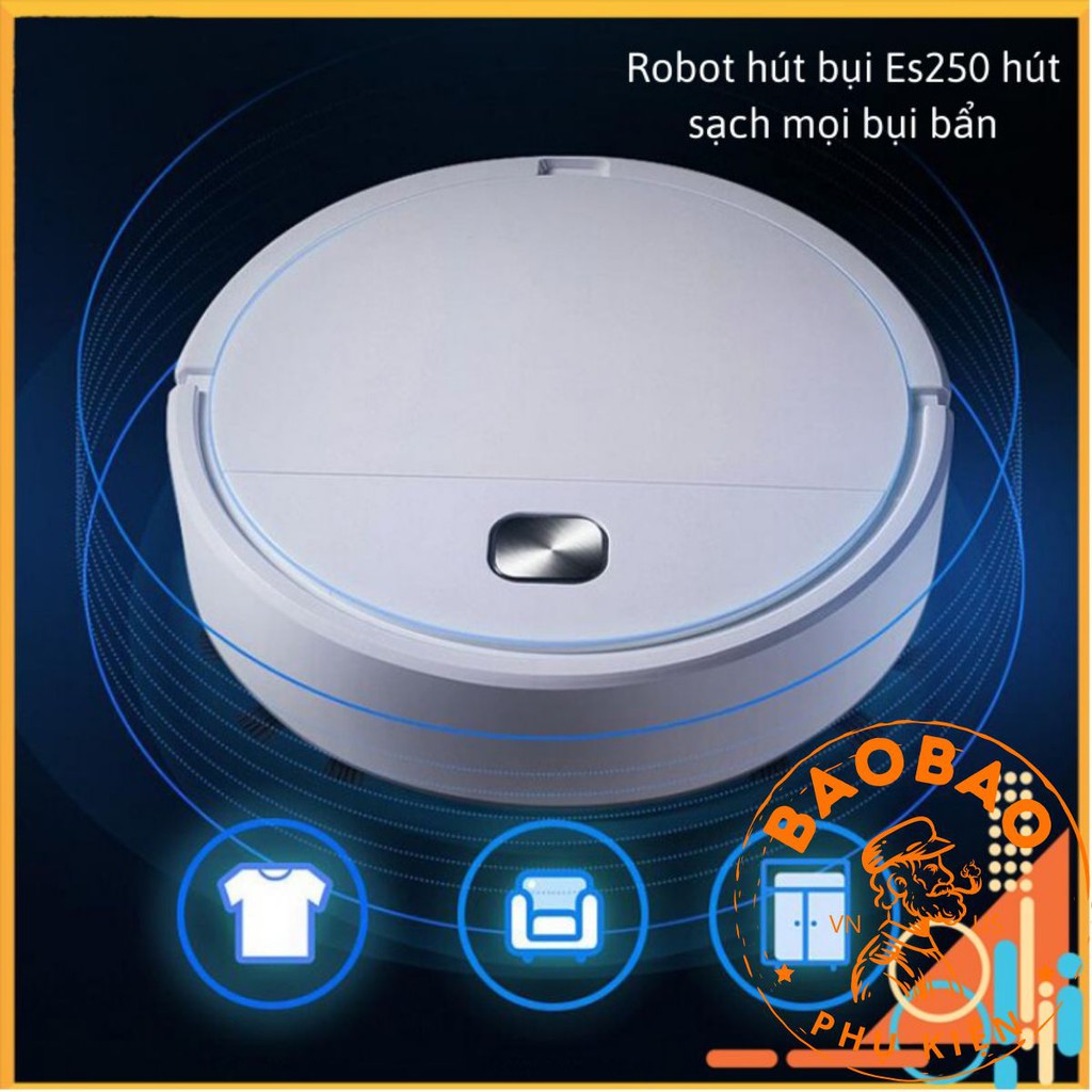 🤖 Robot hút bụi 🤖 robot hút bụi Es250 hút sạch mọi bụi bẩn