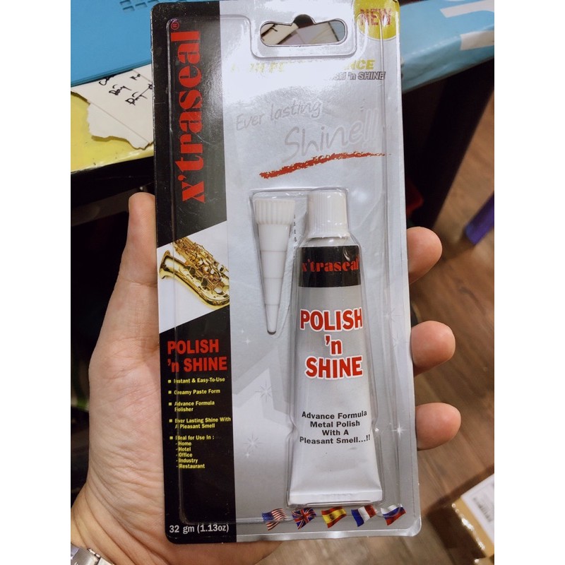 Kem Đánh Bóng Dây Vỏ Đồng Hồ Kim Loại X’traseal Polish’n Shine